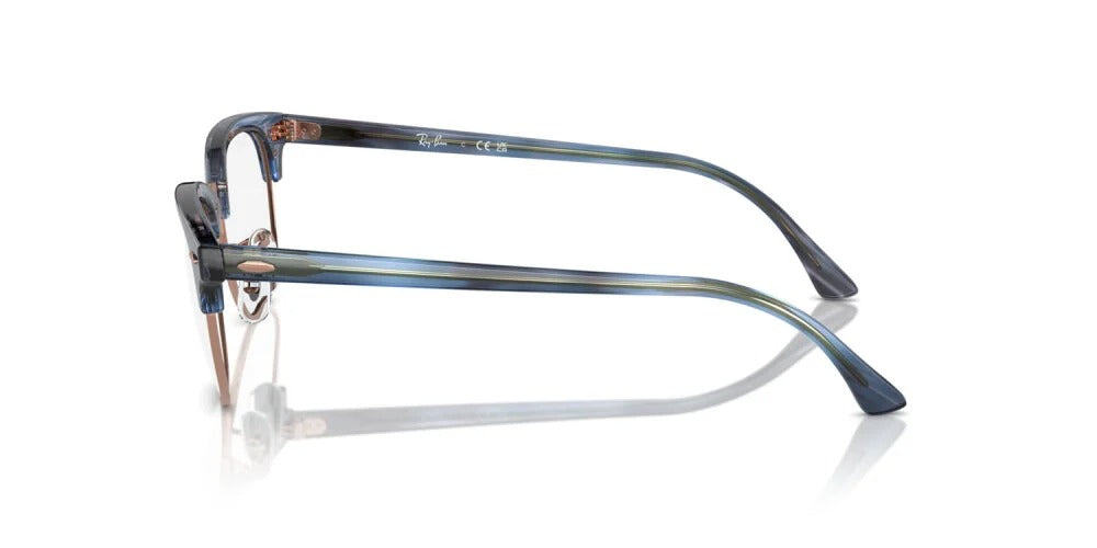 Ray-Ban RX5154 8374 Eyeglasses 53mm Striped Blue / Clear Demo Lens