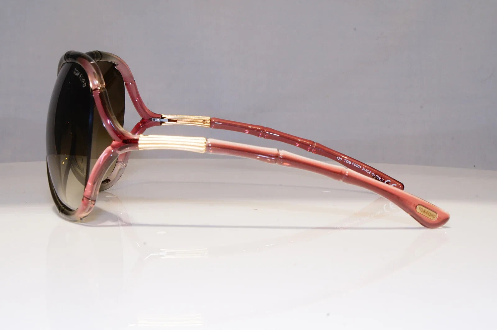 Tom Ford Simone Sunglasses FT 074 634 Olive Gradient Pink / Olive Gradient Lens