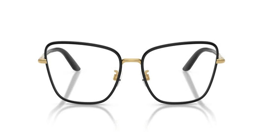 Dolce & Gabbana DG1359 1334 Eyeglasses 57mm Gold Black / Clear Demo Lens