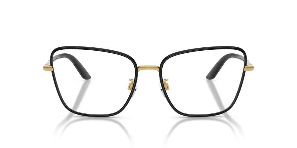 Dolce & Gabbana DG1359 1334 Eyeglasses 57mm Gold Black / Clear Demo Lens