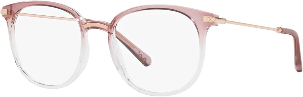 Dolce &amp; Gabbana DG5071 3303 Eyeglasses 52mm Pink Pastel Gradient / Demo Lens