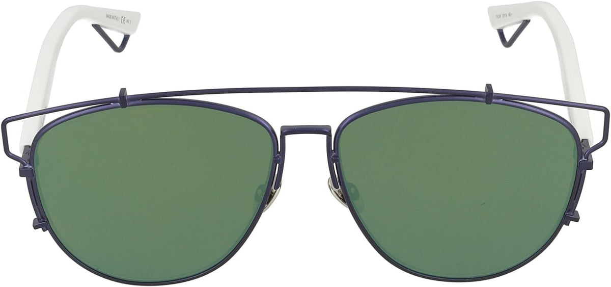 Dior TECHNOLOGIC TVCAF 57mm Sunglasses Blue-White / Green Solid Lens - image 2