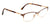 Jimmy Choo Eyeglasses JC275 FG400 52mm Brown Gold / Demo Lens