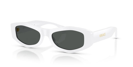 Versace Sunglasses VE4487 314/87 54mm White / Dark Grey Lens