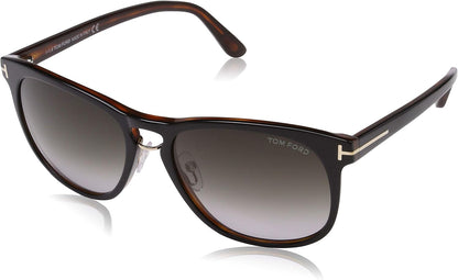 Tom Ford TF346-FRANKLIN 01V 55mm Sunglasses Black Brown / Gray Gradient Lens