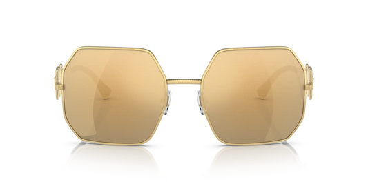 Versace Sunglasses VE2248 10027P 58mm Gold / Brown Mirror Gold Lens