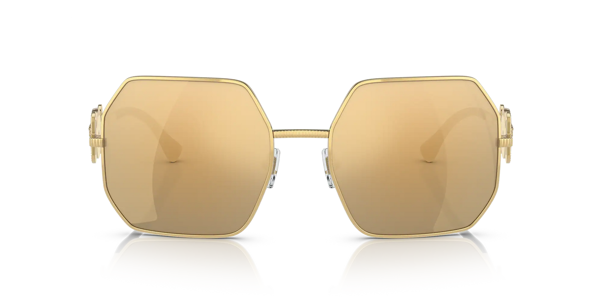Versace Sunglasses VE2248 10027P 58mm Gold / Brown Mirror Gold Lens