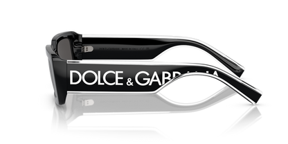 Dolce & Gabbana Sunglasses DG6187 50187 53mm Black / Dark Grey Lens