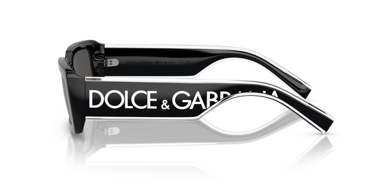 Dolce & Gabbana Sunglasses DG6187 50187 53mm Black / Dark Grey Lens