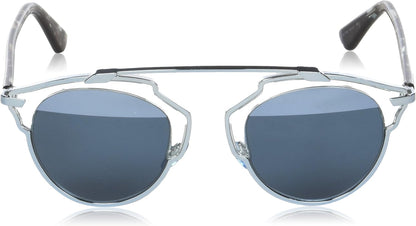Dior DIORSOREAL KLY8N 48mm Sunglasses Silver-Blue-Havana / Blue Solid Lens - image 3