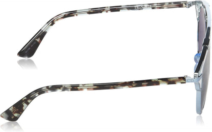 Dior DIORSOREAL KLY8N 48mm Sunglasses Silver-Blue-Havana / Blue Solid Lens - image 2