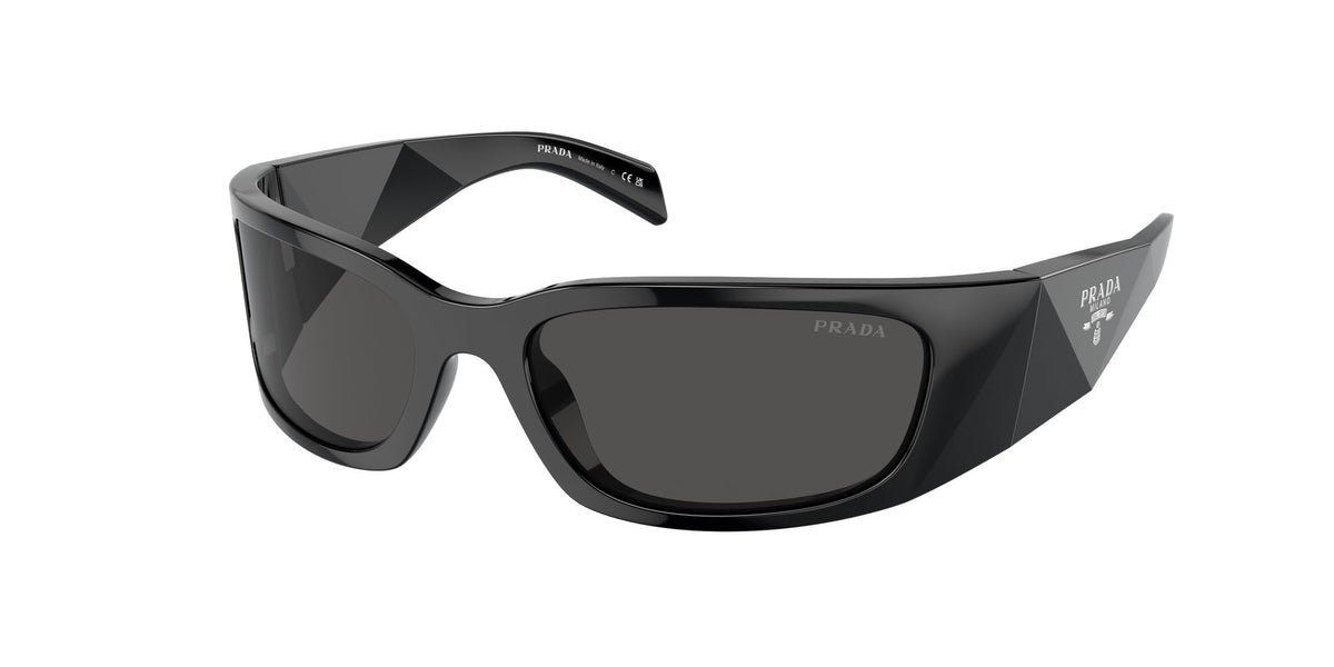 Prada Sunglasses PRA19S 1AB5S0 60mm Black / Dark Grey Lens