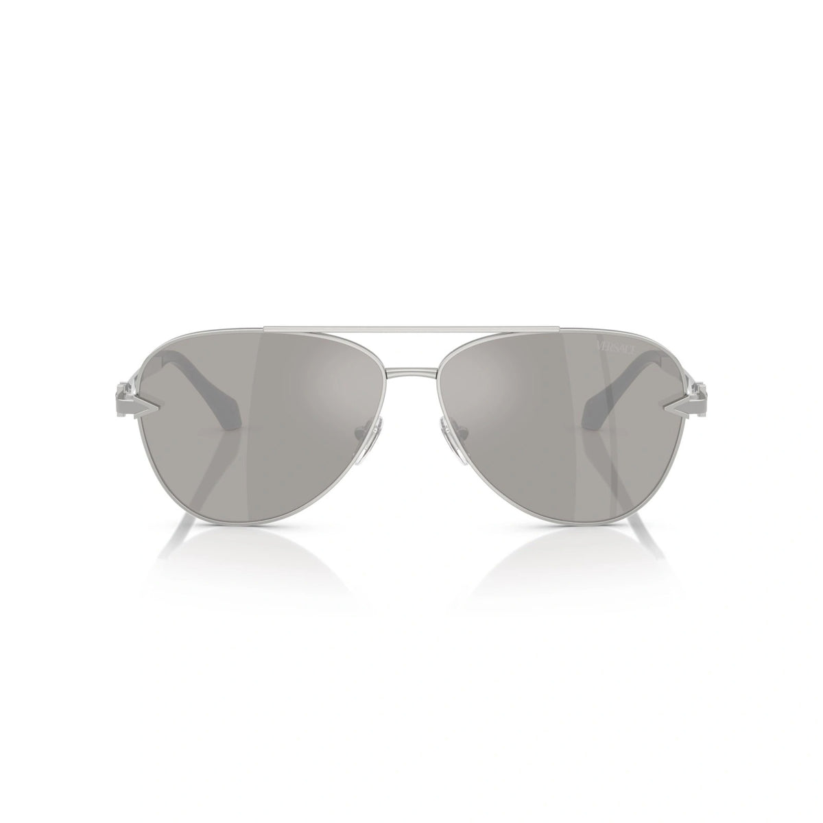 Versace Sunglasses VE2283 10006G 61mm Silver / Light Grey Mirror Silver Lens