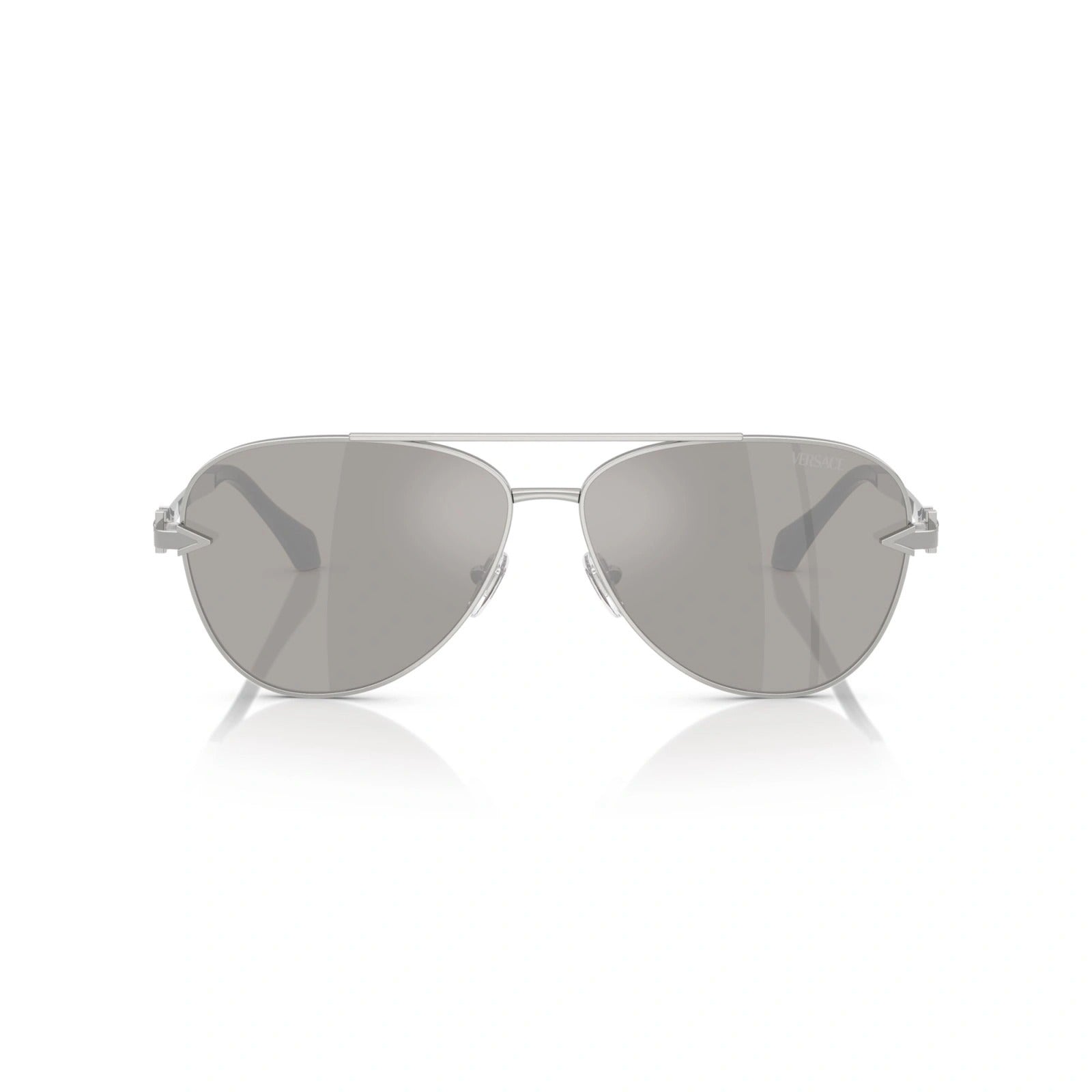Versace Sunglasses VE2283 10006G 61mm Silver / Light Grey Mirror Silver Lens