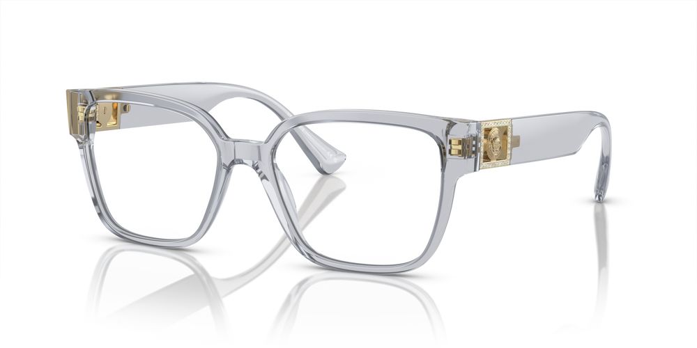 Versace Eyeglasses VE3329B 5305 52mm Transparent Grey / Demo Lens