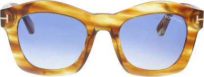 Tom Ford TF431GRETA 41W 50mm Sunglasses Yellow Havana / Blue Gradient Lens - image 2