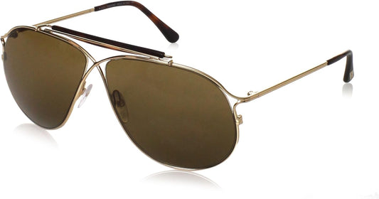 Tom Ford FT0193-MAGNUS 28J 61mm Sunglasses Bronze / Brown Solid Lens