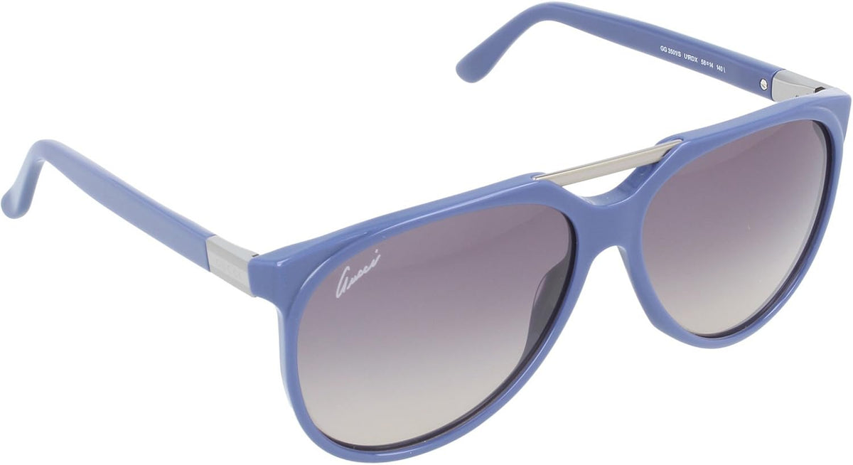 Gucci GG3501S U1RDX 58mm Sunglasses Blue / Grey Gradient Lens