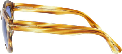 Tom Ford TF431GRETA 41W 50mm Sunglasses Yellow Havana / Blue Gradient Lens - image 3