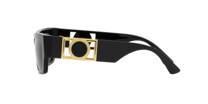 Versace Sunglasses VE4416U GB187 53mm Black / Dark Grey Lens