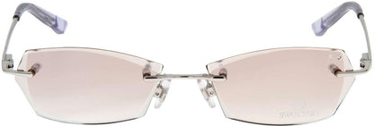 Swarovski Sunglasses SW5015 016 55mm Silver / Brown Lens
