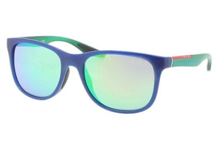 Prada Sport Sunglasses PS03OS OAI1M2 55mm Blue / Green Mirror Lens