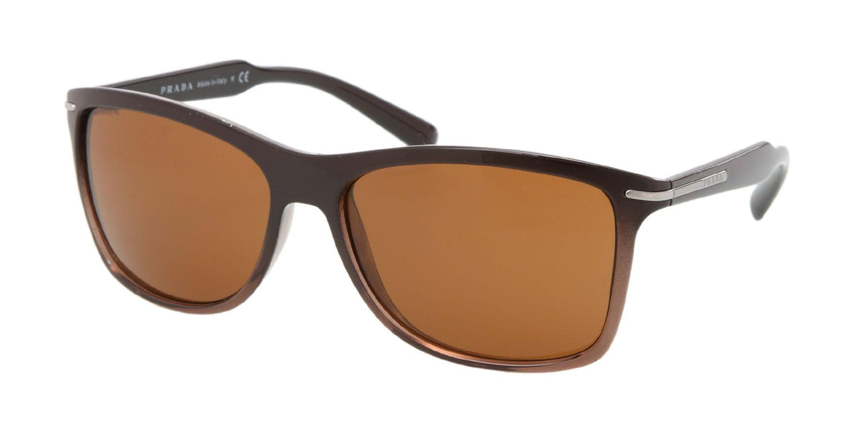 Prada Sunglasses PR10OS LA42Z1 60mm Brown Gradient / Brown Lens