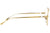 Fendi Eyeglasses FF0446 001 56mm Yellow Gold / Demo Lens