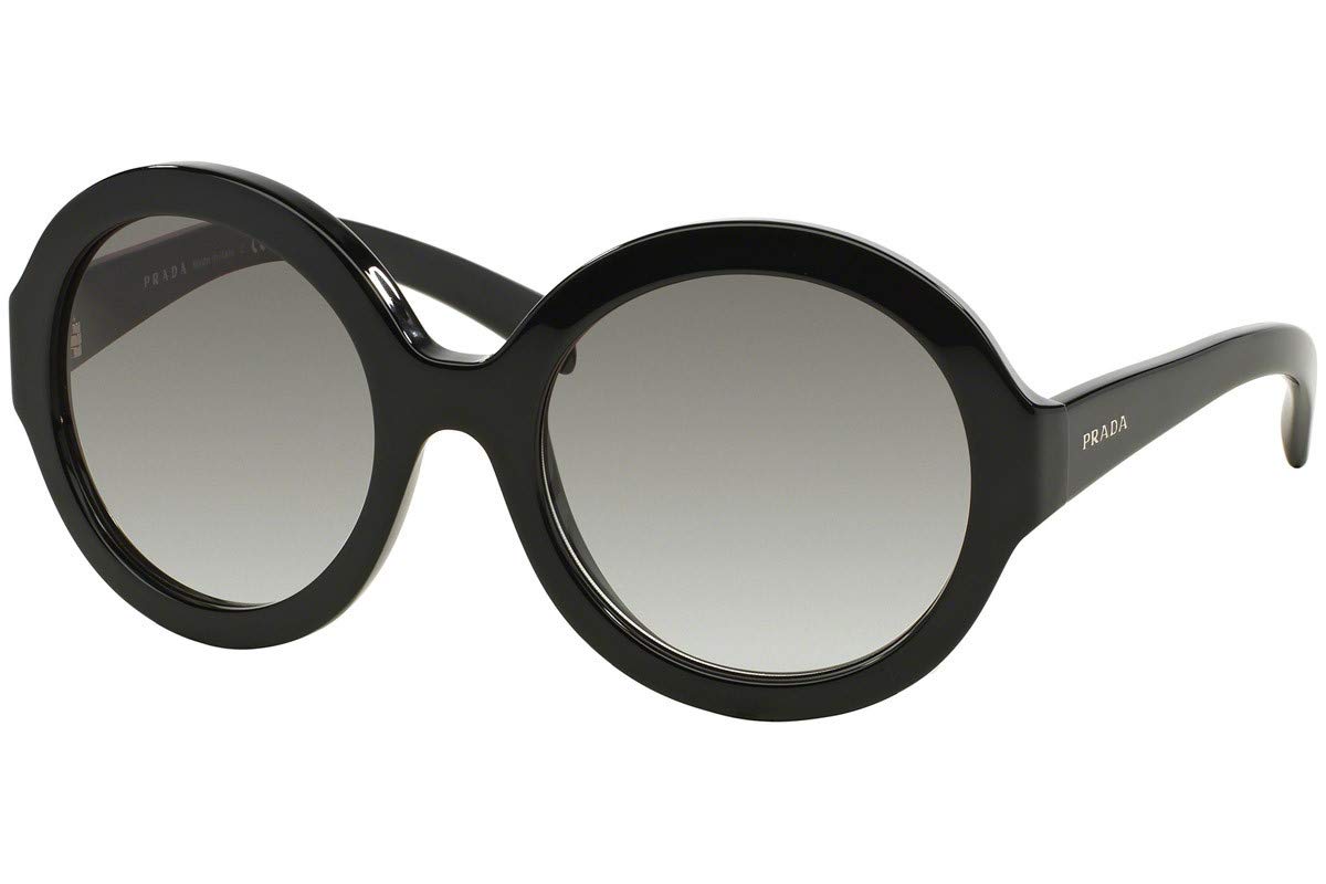 Prada Sunglasses PR06RS 1AB0A7 56mm Black / Grey Gradient Lens