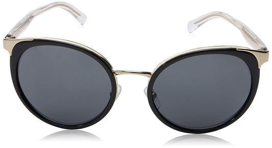 Versace Sunglasses VE2185 125287 Black-Gold / Grey Lens