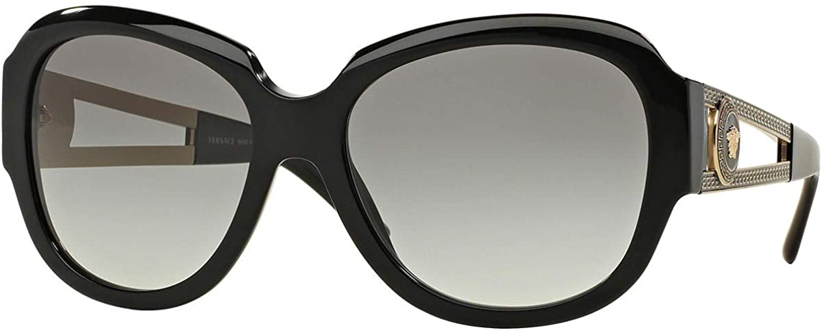 Versace Sunglasses VE4304 GB1-11 57mm Black / Grey Gradient Lens