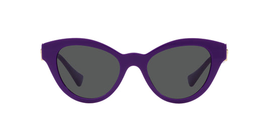 Versace Sunglasses VE4435 538787 52mm True Purple / Dark Grey Lens