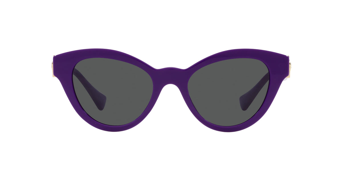 Versace Sunglasses VE4435 538787 52mm True Purple / Dark Grey Lens