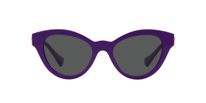 Versace Sunglasses VE4435 538787 52mm True Purple / Dark Grey Lens