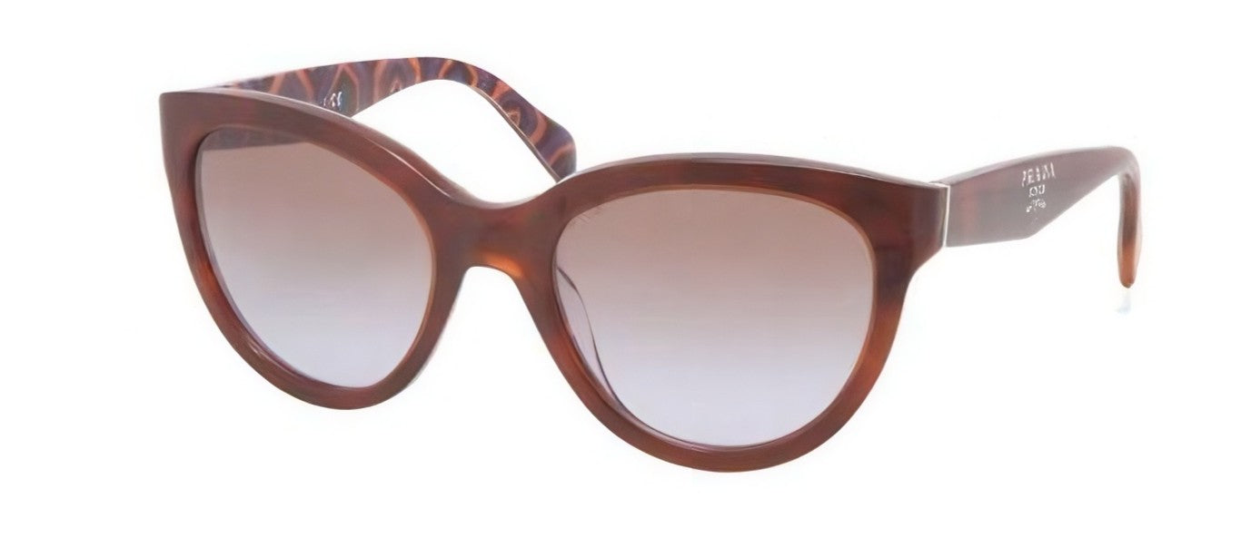 Prada Sunglasses PR05PS MAU6P1 55mm Havana / Brown Grey Gradient Lens
