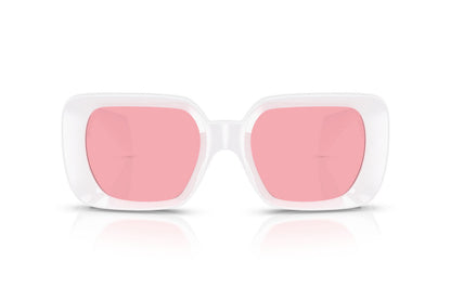 Versace Sunglasses VE4473U 31484 54mm Bianco / Pink Lens