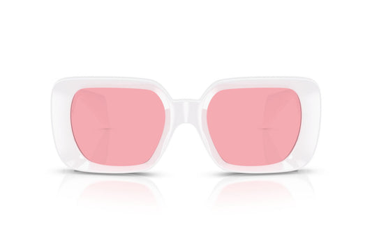 Versace Sunglasses VE4473U 31484 54mm Bianco / Pink Lens