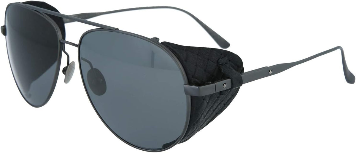 Bottega Veneta Sunglasses BV0041S 003 61mm Titanium Ruthenium / Grey Lens