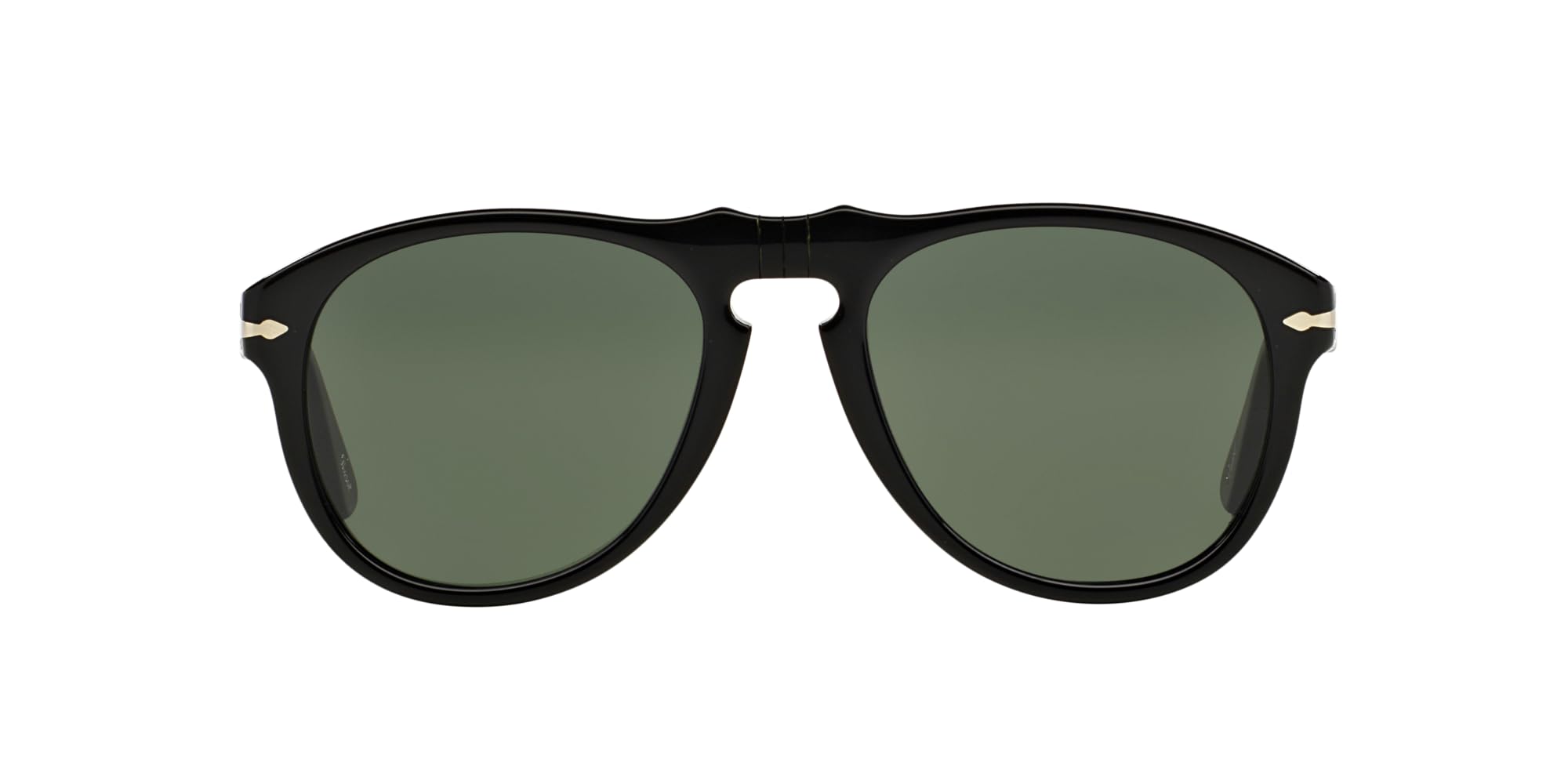 Persol Sunglasses PO0649 95/31 56mm Black / Green Lens