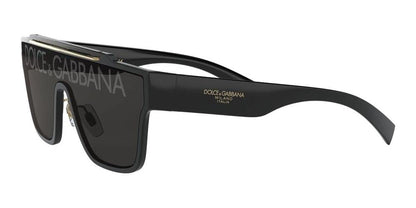 Dolce & Gabbana Sunglasses DG6125 501M Black / Dark Grey Tampo D&G Silver Lens