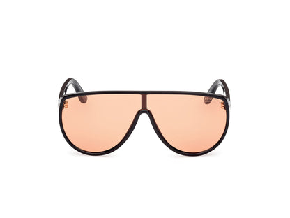 Tom Ford Achilles Sunglasses FT1182 0005E 138mm Black / Orange Lens