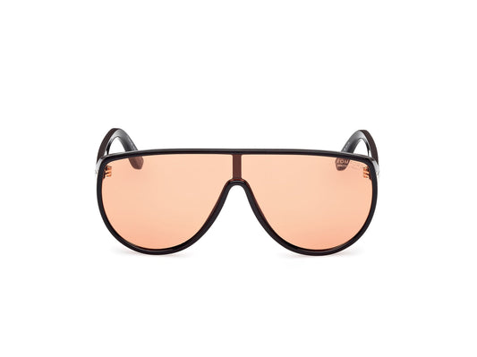 Tom Ford Achilles Sunglasses FT1182 0005E 138mm Black / Orange Lens