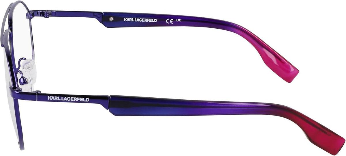 Karl Lagerfeld Eyeglasses KL353 404 56mm Dark Blue / Demo Lens