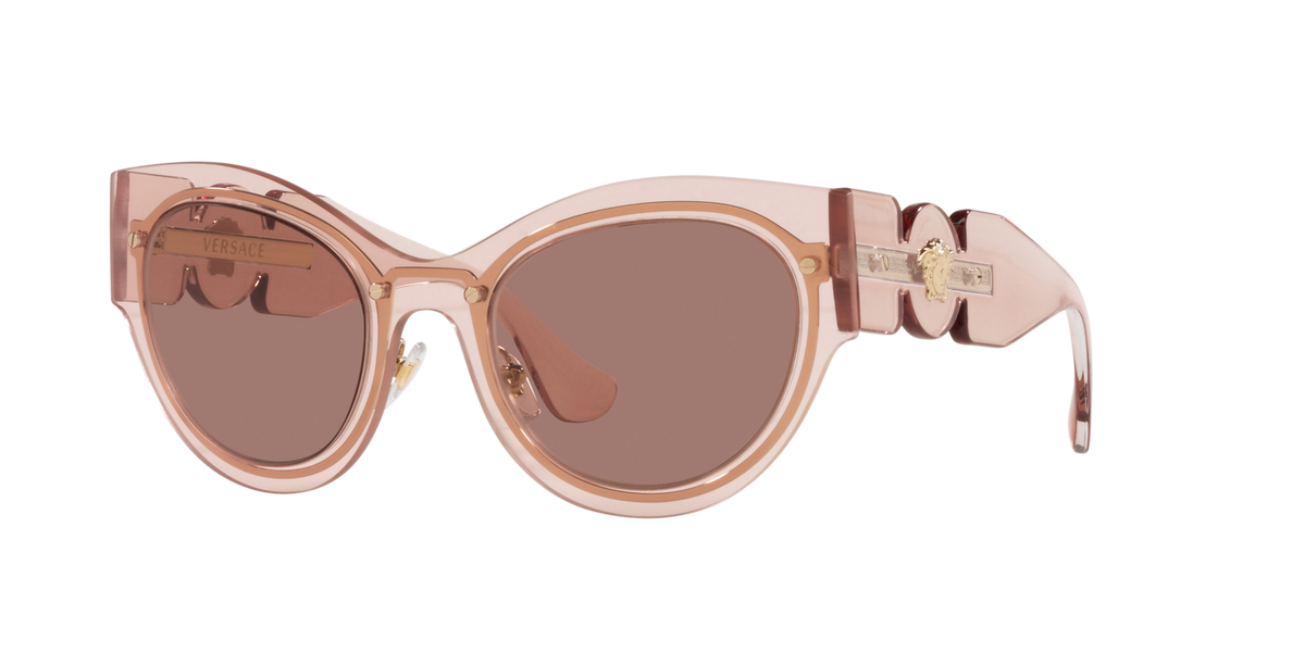 Versace Sunglasses VE2234 125273 53mm Transparent Pink / light brown Lens