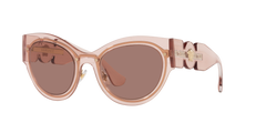 Versace Sunglasses VE2234 125273 53mm Transparent Pink / light brown Lens