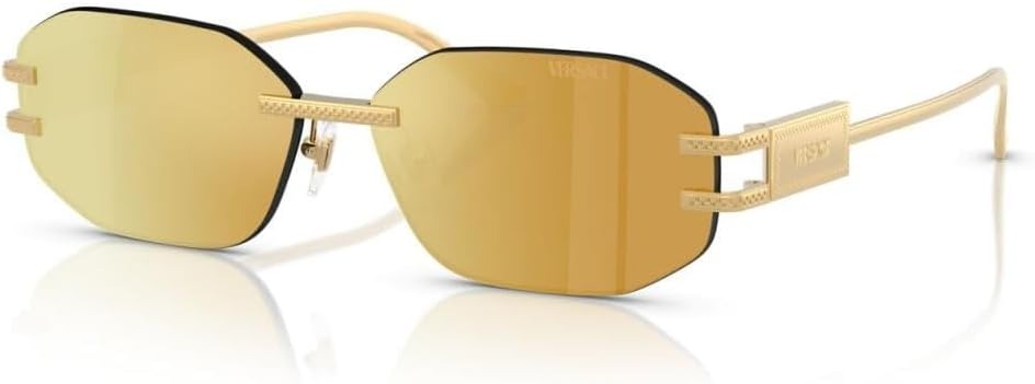 Versace Sunglasses VE2274 10027P 58mm Gold / Brown Mirror Gold Lens