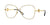 Versace Eyeglasses VE1289 1002 57mm Gold / Demo Lens