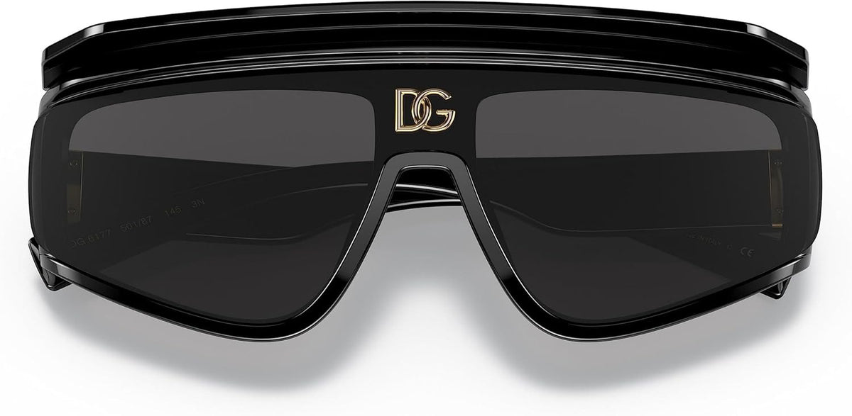 Dolce &amp; Gabbana Sunglasses DG6177 501/87 Black / Dark Grey Lens