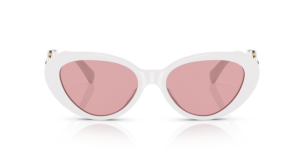 Versace Sunglasses VE4433U 31484 54mm White / Light Violet Lens