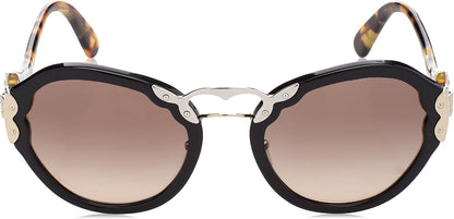 Prada Sunglasses PR09TS 1AB3D0 54mm Black Havana / Gradient Lens